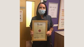 Glasgow care home Colleague celebrates 20 years of caring
